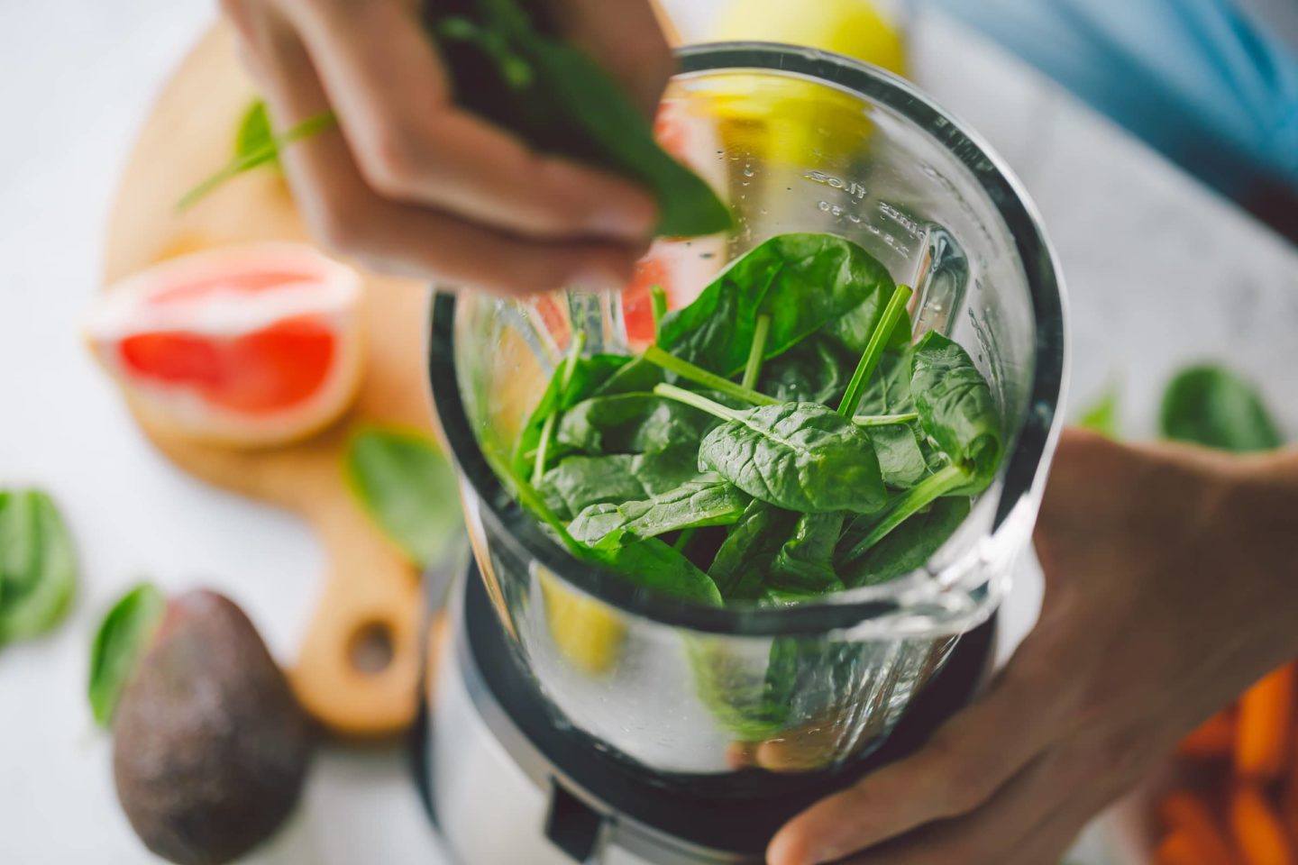 Spinach Juice Smoothie Blender