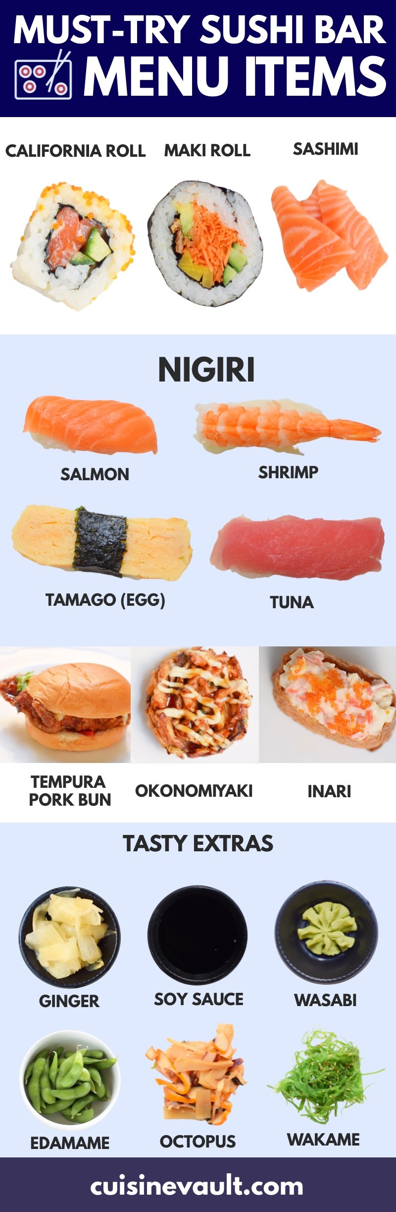 types of sushi with pictures