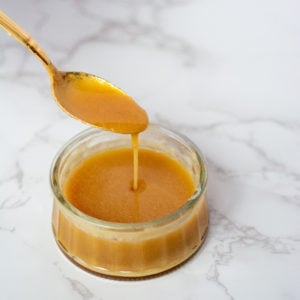 low carb sugar free keto caramel sauce