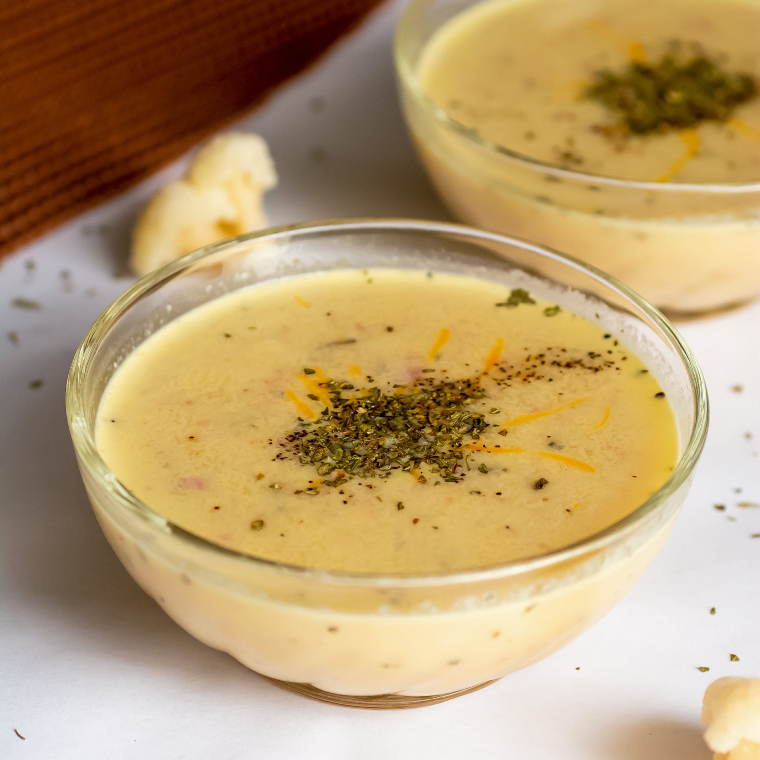 Keto Cauliflower Cheese Soup Tastylicious