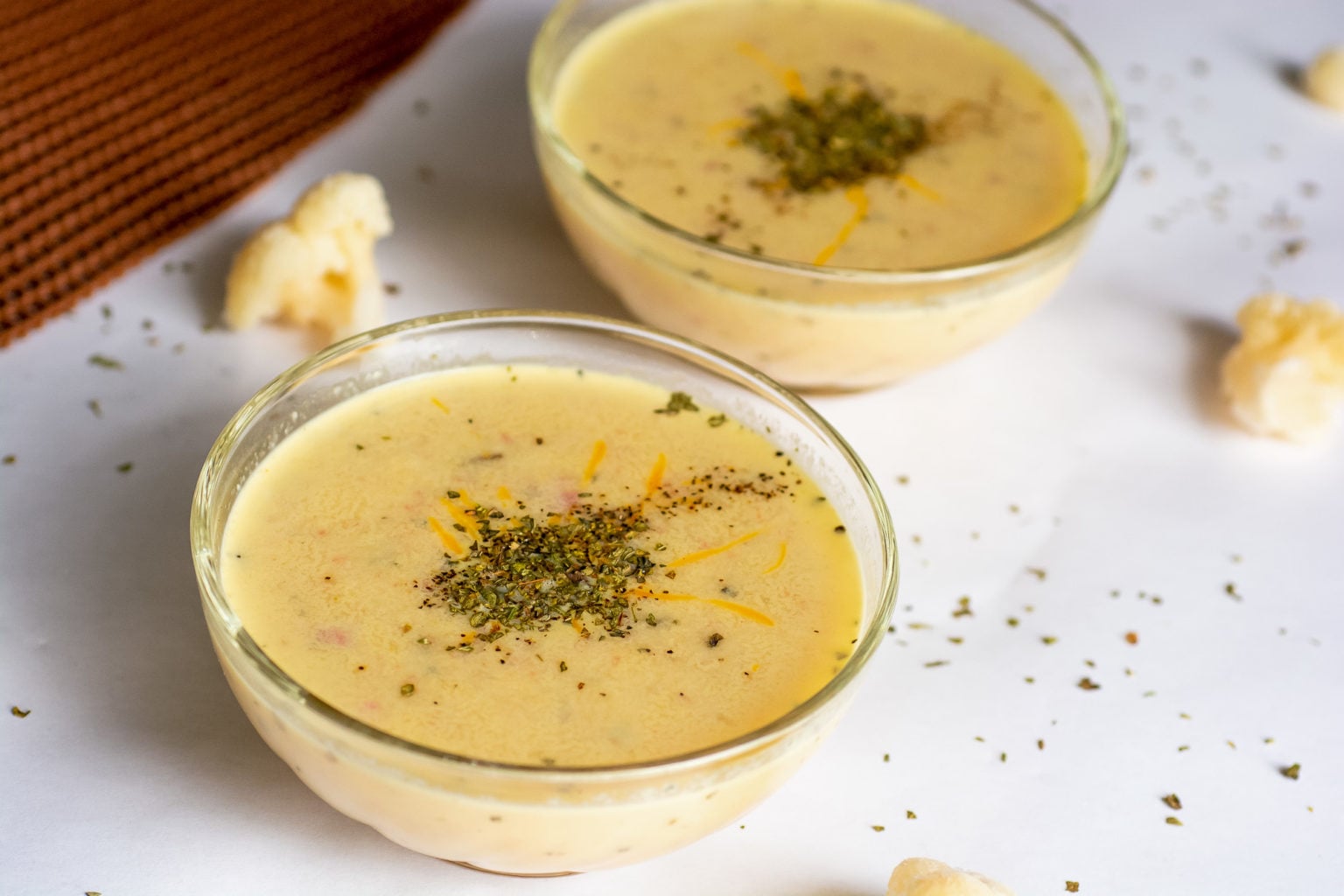 Keto Cauliflower Cheese Soup Tastylicious