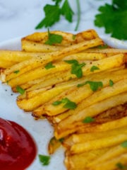 Keto Rutabaga Fries (with Air Fryer and Skillet Instructions)