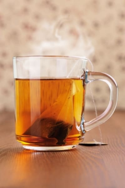 All types of tea are made using hot water