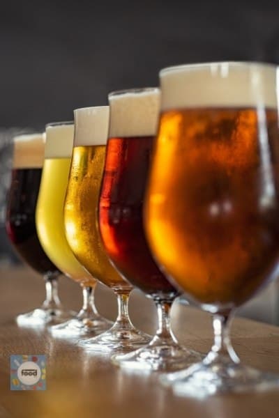 Draught Beer In Glasses
