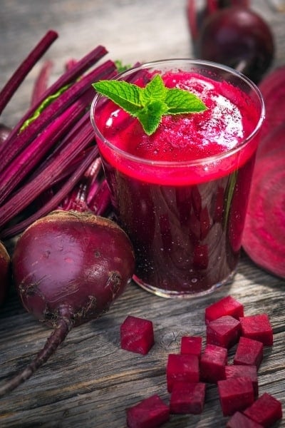 Is beet juice high in potassium?