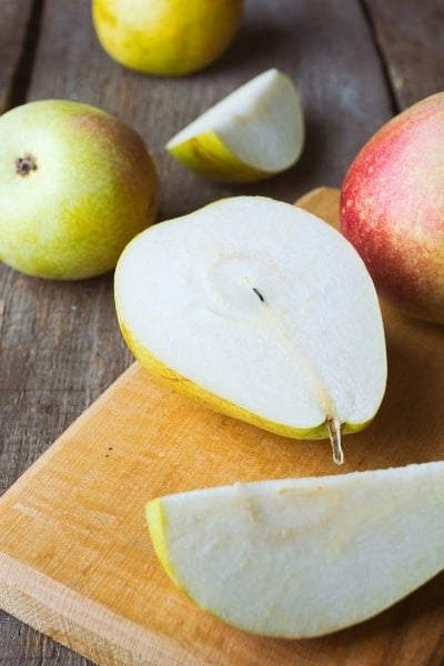 Pears are a high-potassium fruit 