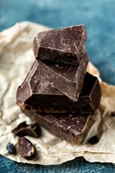 The healthiest type of chocolate is dark chocolate