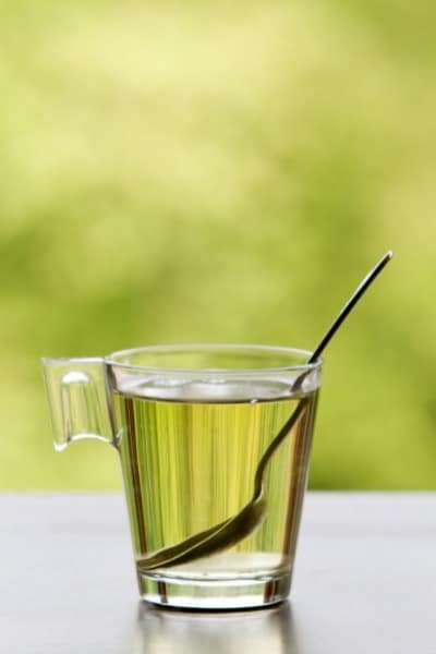 Warm water in tea soothes your esophagus