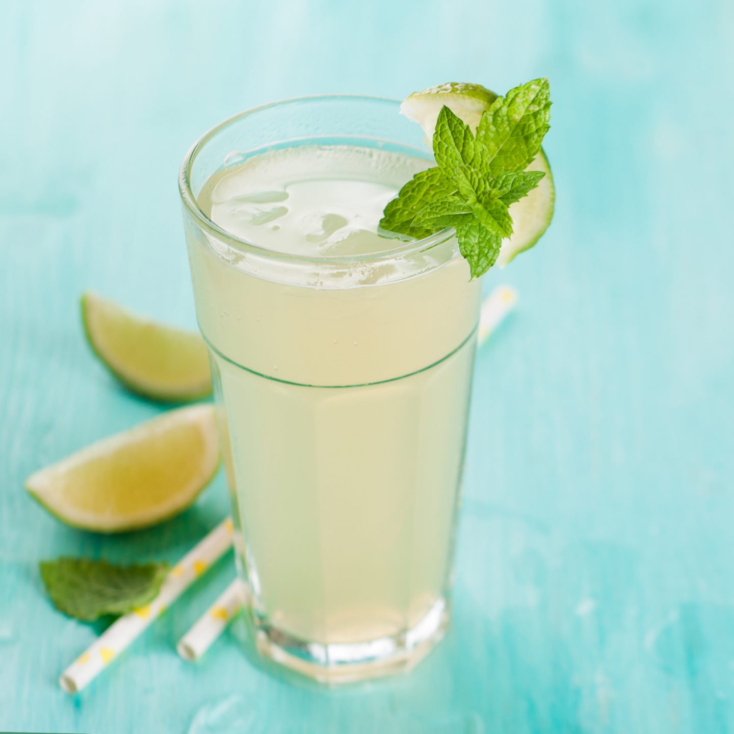 lime juice on table