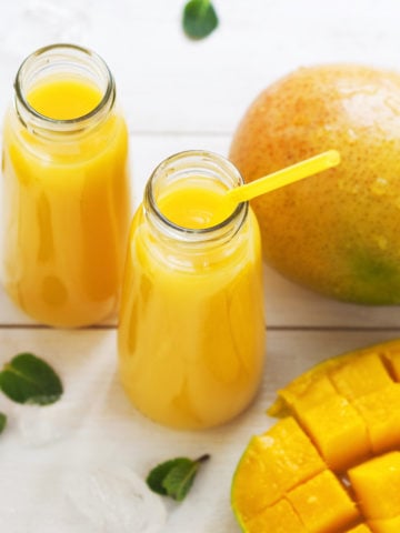 bottled mango juice