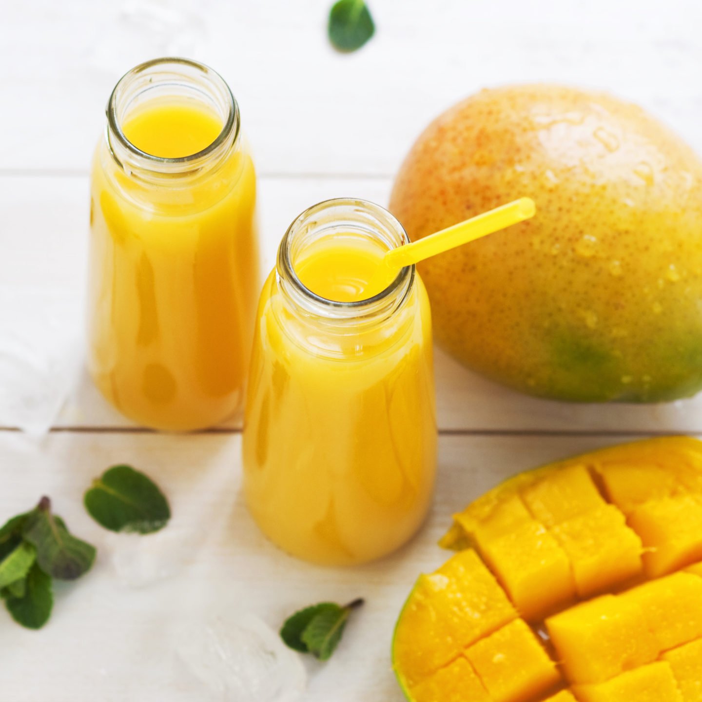 bottled mango juice