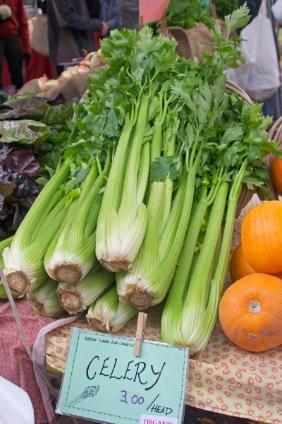 Celery on a stand