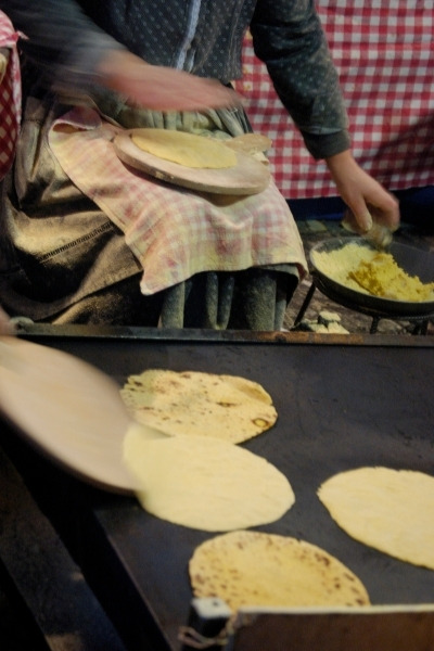 Choose corn tortillas