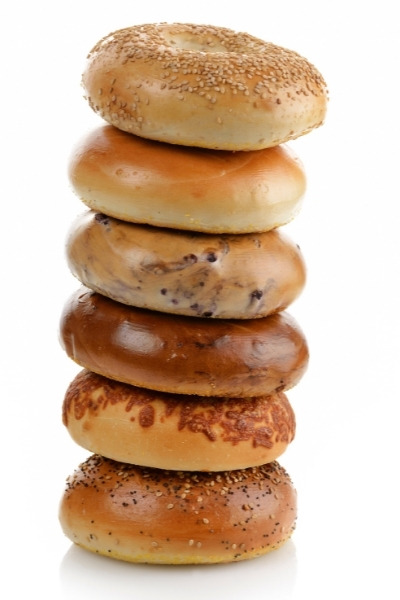 How to make bagels less fattening?