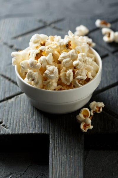 Popcorn is high in fiber