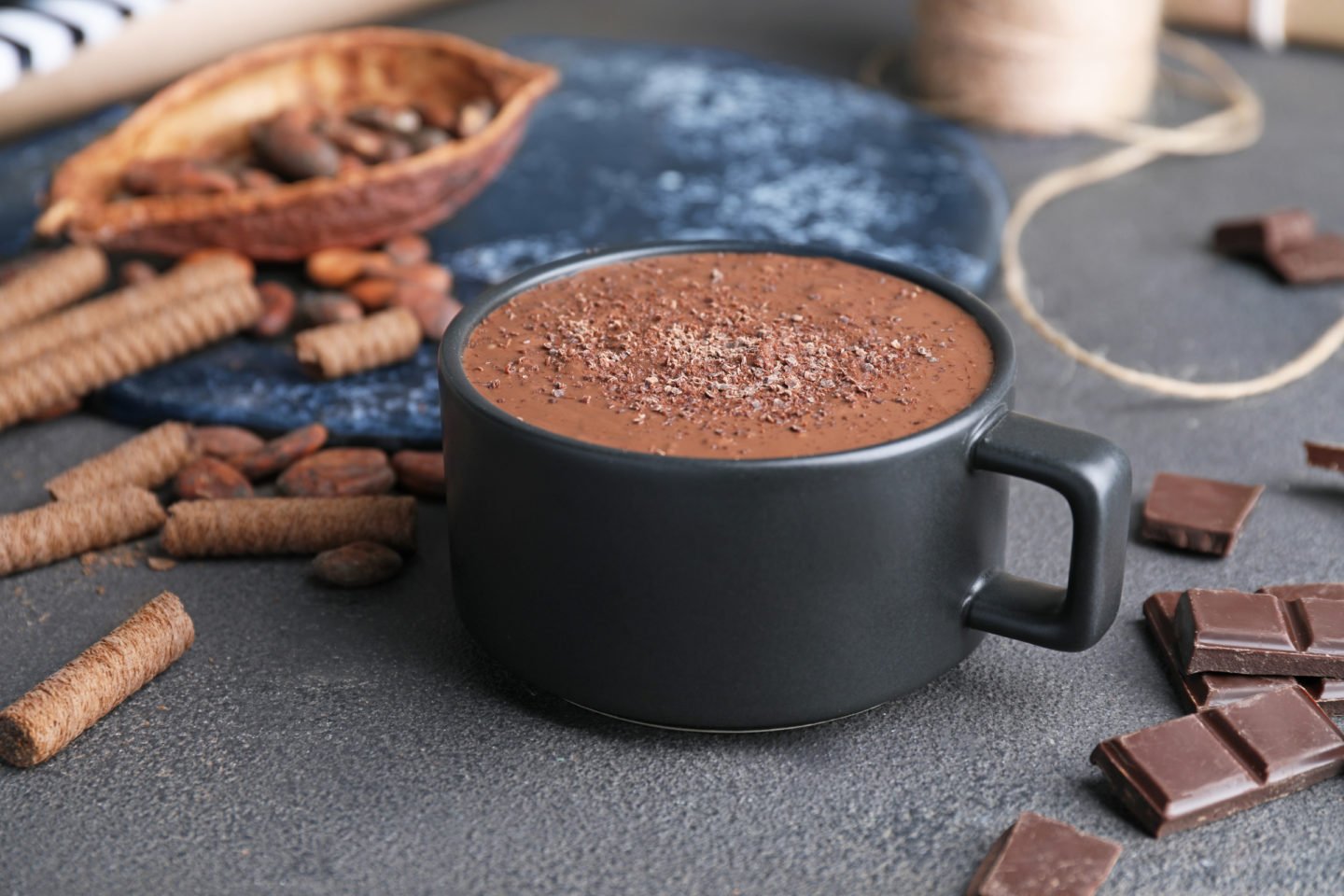 chocolate drink as cocoa powder substitute