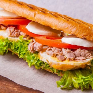 copycat recipe for Subway's Tuna Sub Sandwich