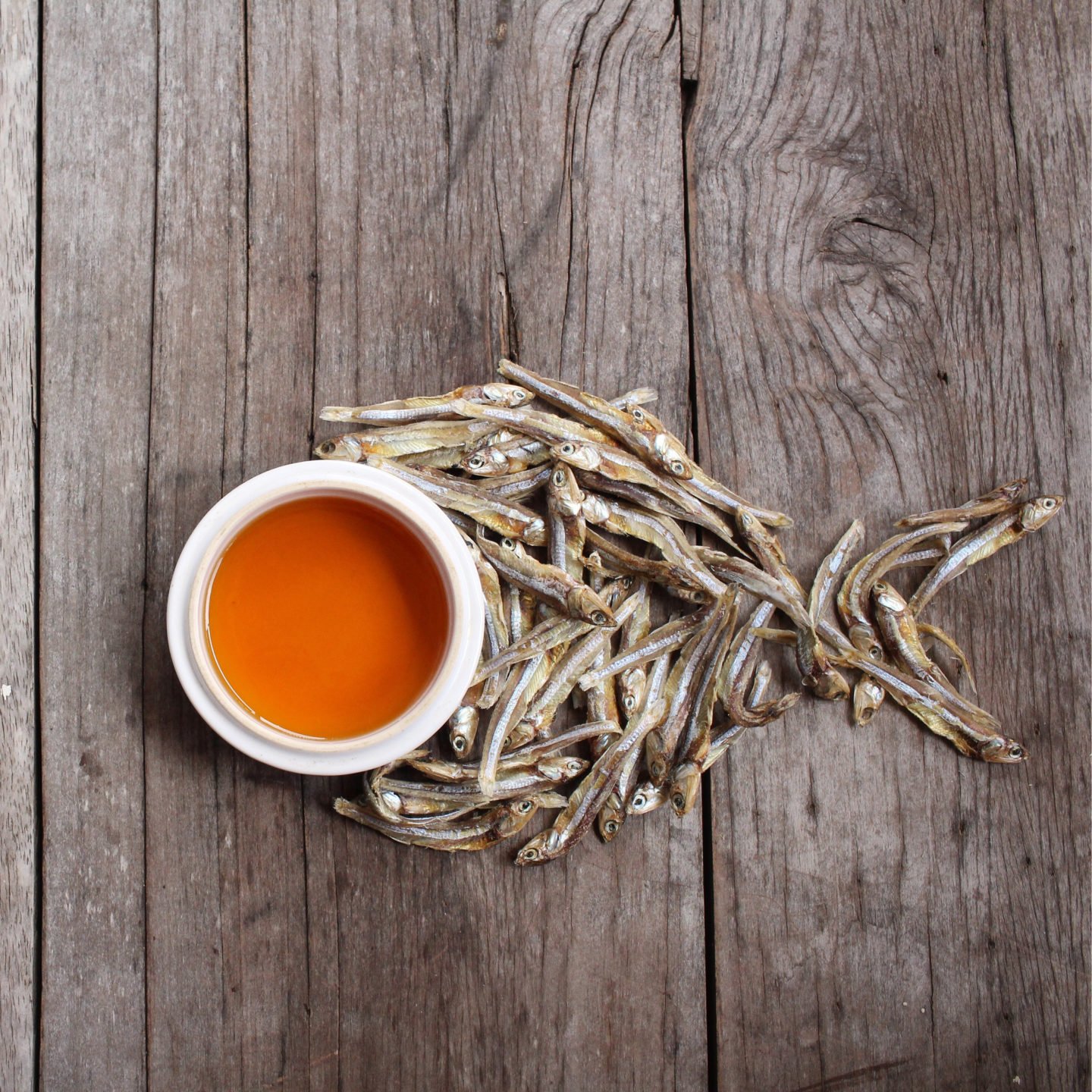 fish sauce on table