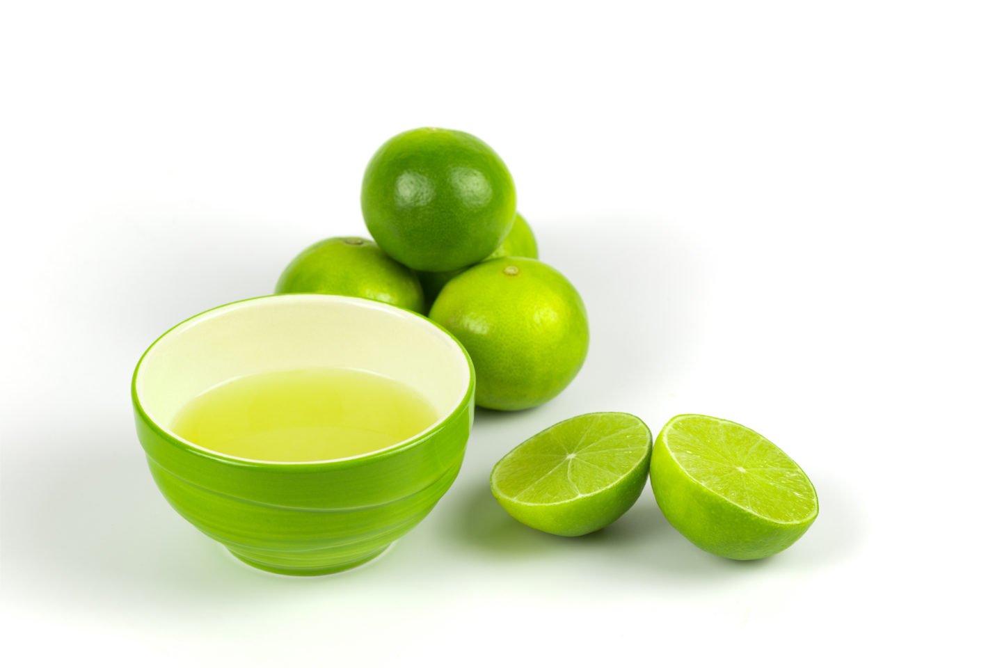 lime juice in bowl