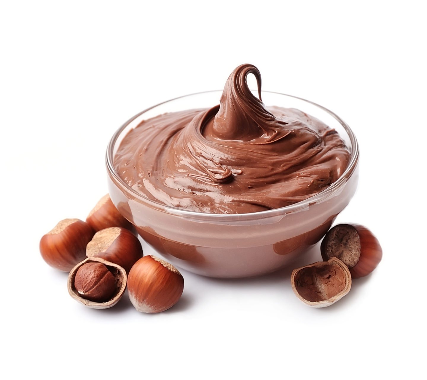 Nutella hazelnut spread as cocoa powder substitute
