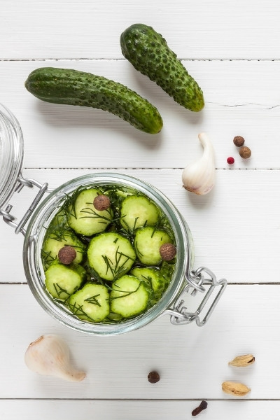 Cucumbers Ready for Pickling