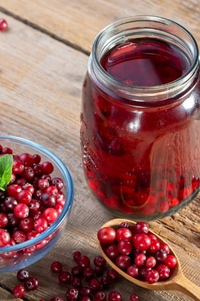 Is cranberry juice acidic?