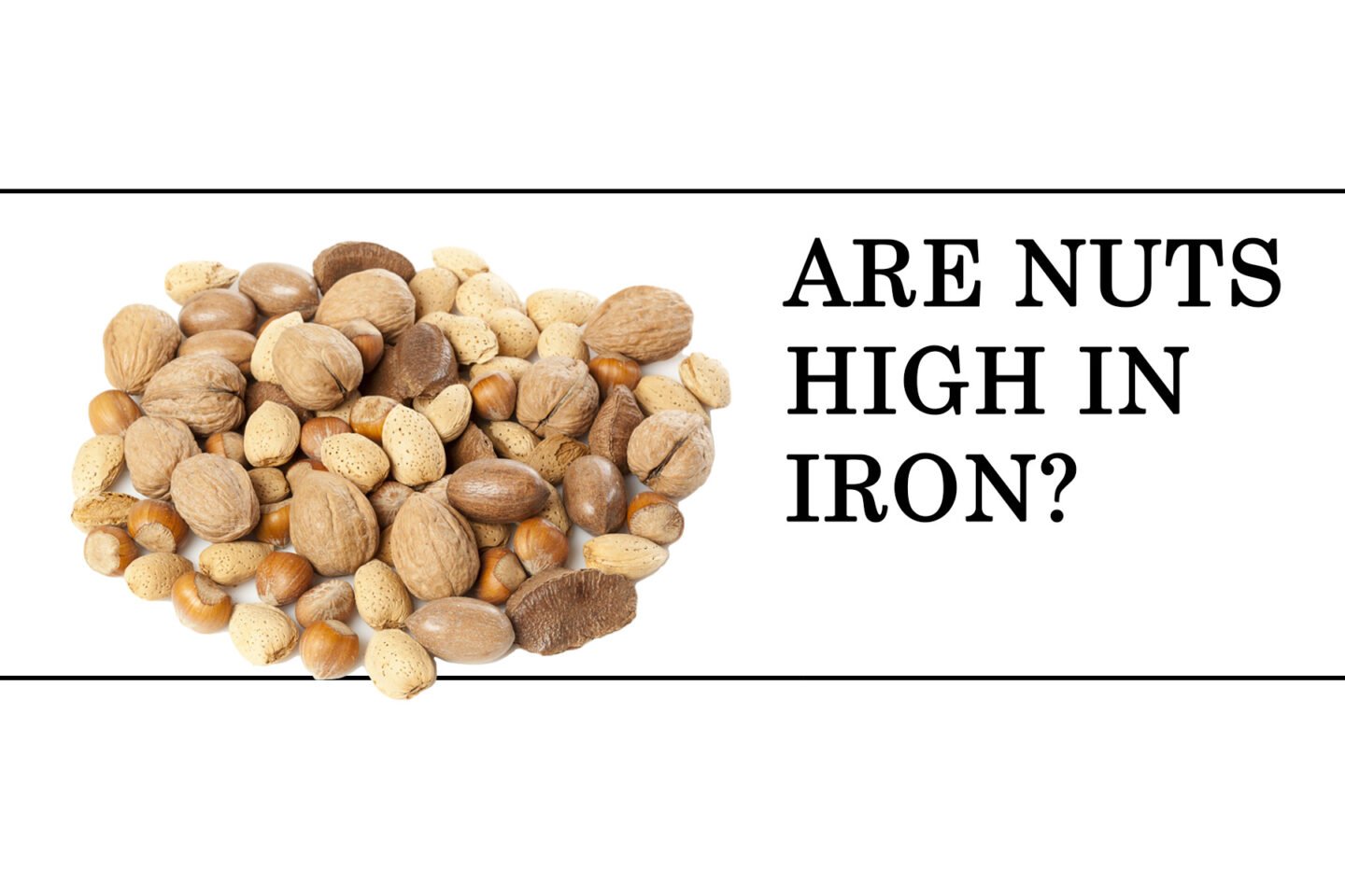 are nuts rich in iron
