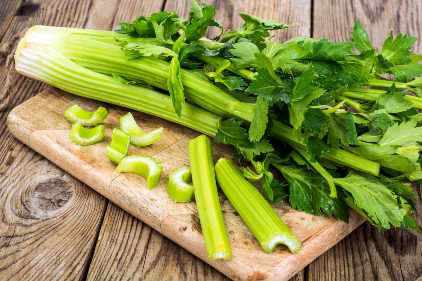 celery as a green onion substitute