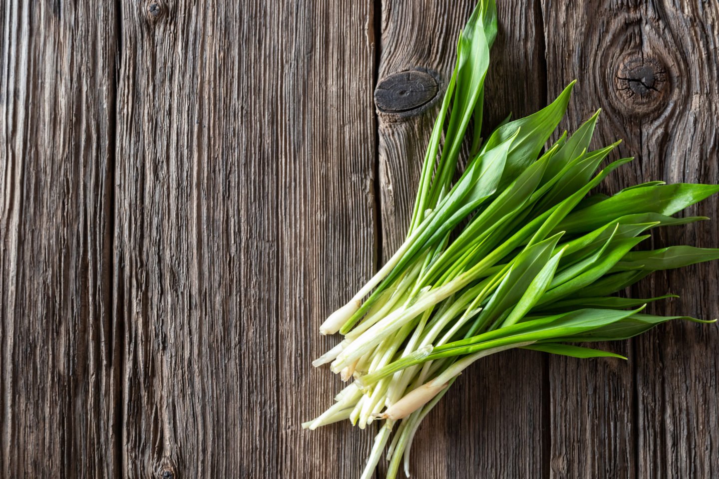 spring garlic as a green onion substitute