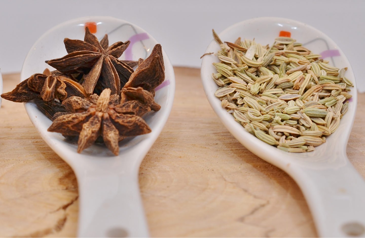 star anise and fennel seeds