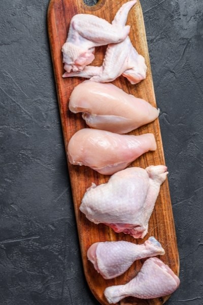 Are all parts of chicken complete proteins?