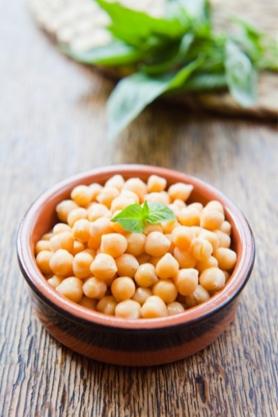 How high in FODMAPs are chickpeas?