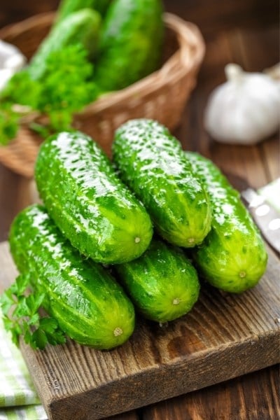 How low in FODMAPs are cucumbers?