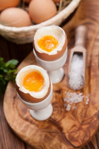 How low in FODMAPs are eggs?