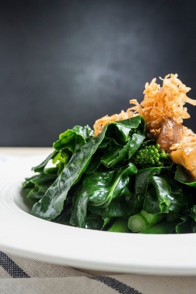 Is cooked kale higher in iodine?