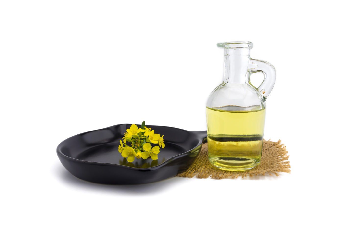 canola oil with cast iron skillet