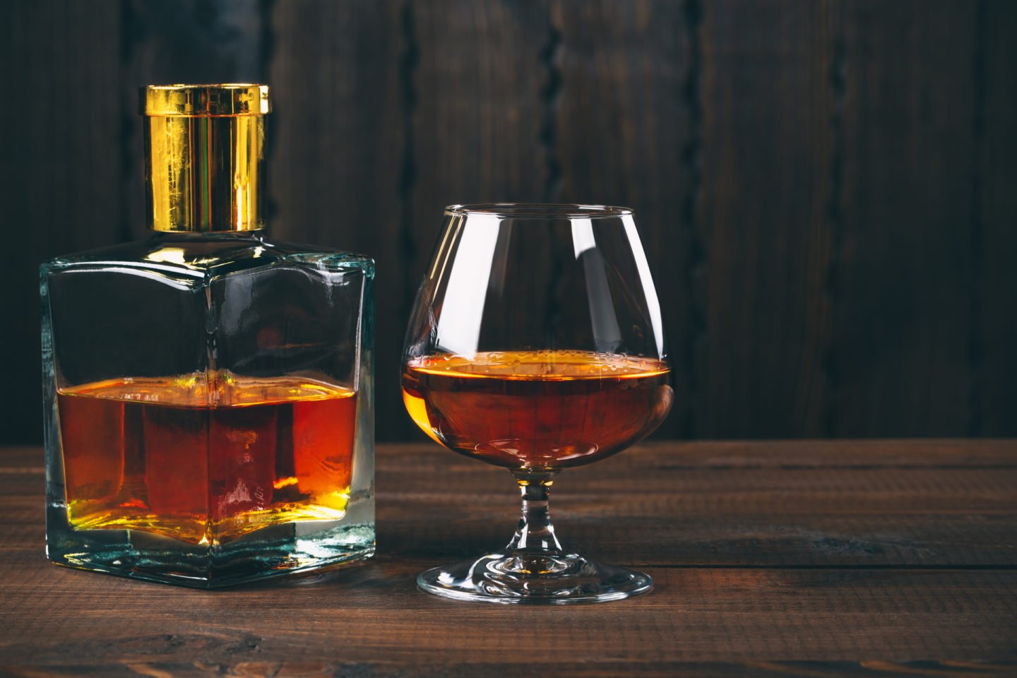 Cognac Brandy Bottle Glass
