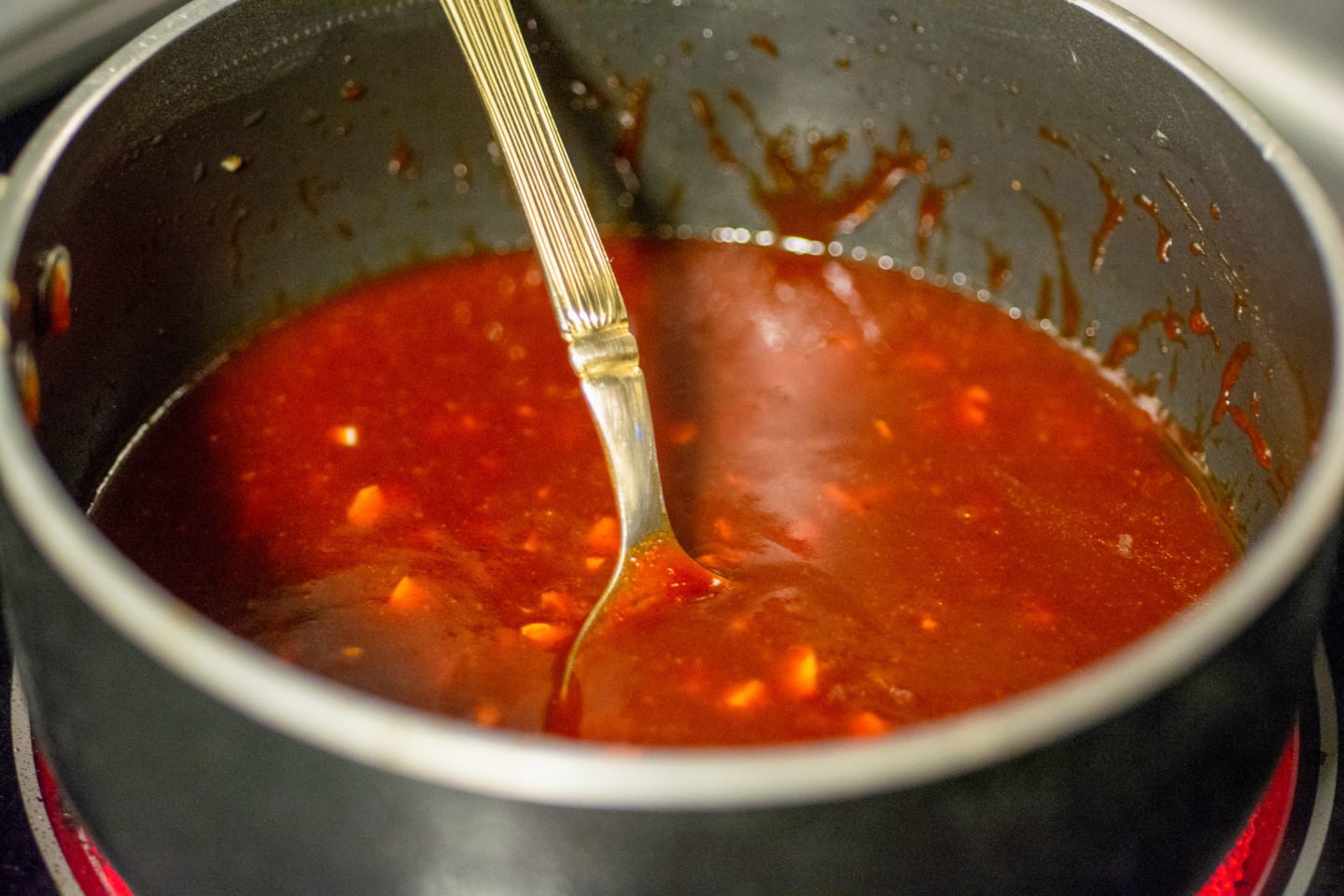 cooking gochujang sauce