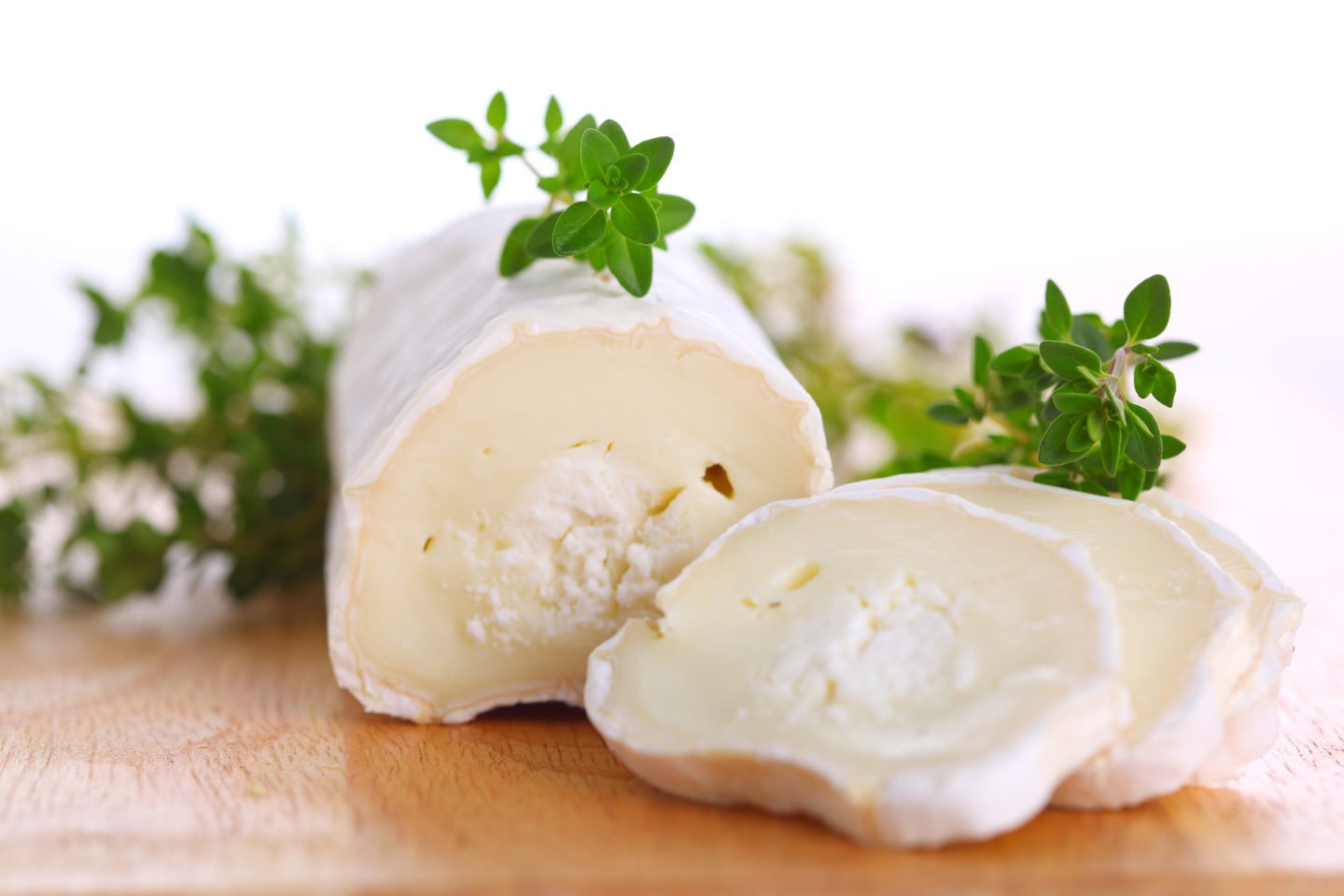 goat cheese with fresh thyme