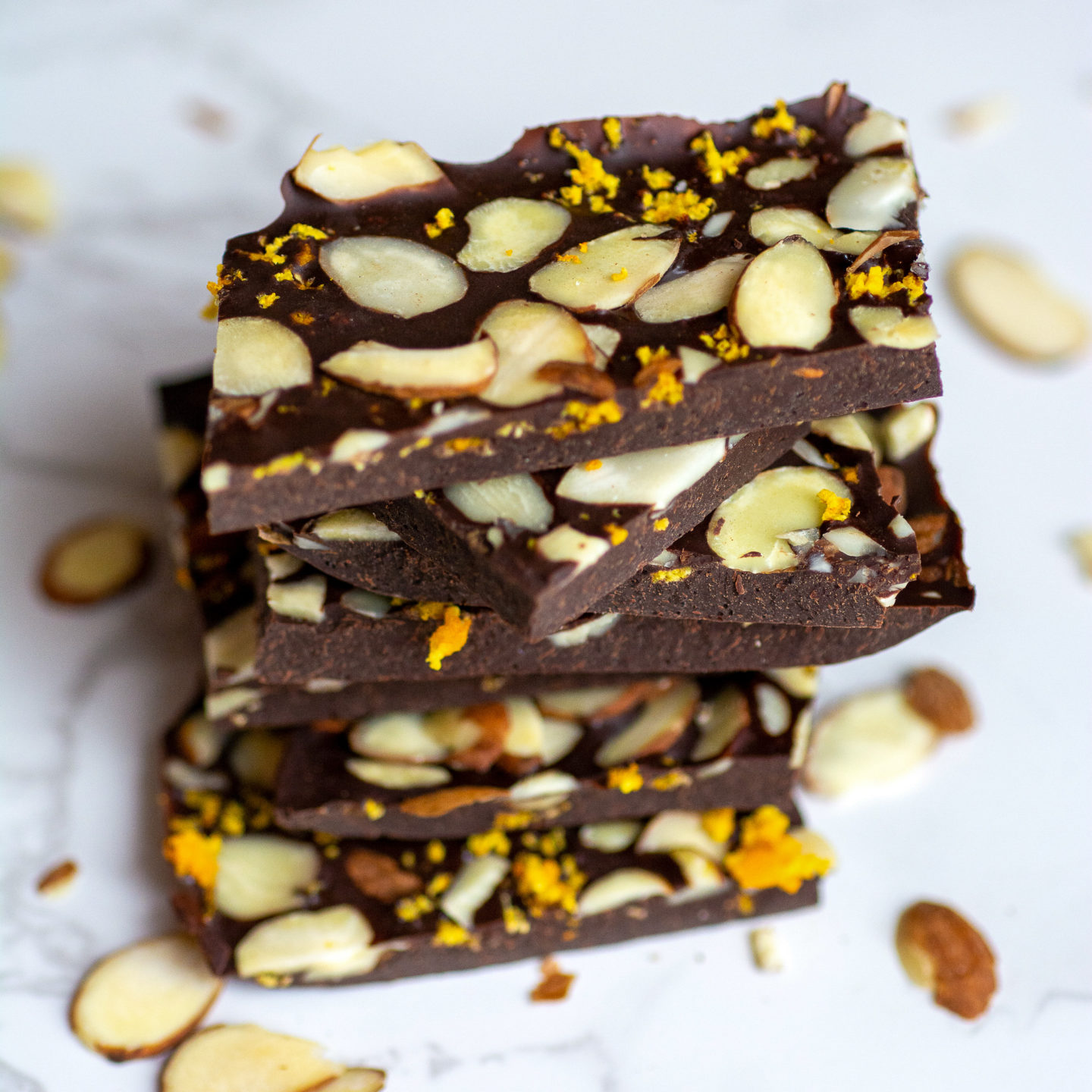 keto chocolate almond bark