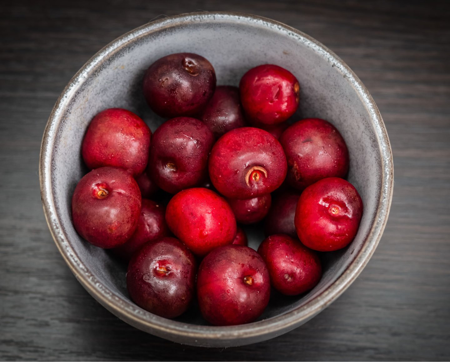 Red Cherries In A Cup