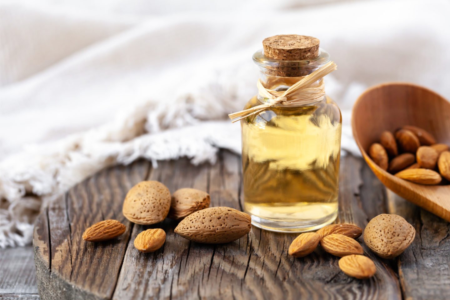 Small Glass Bottle Of Almond Extract