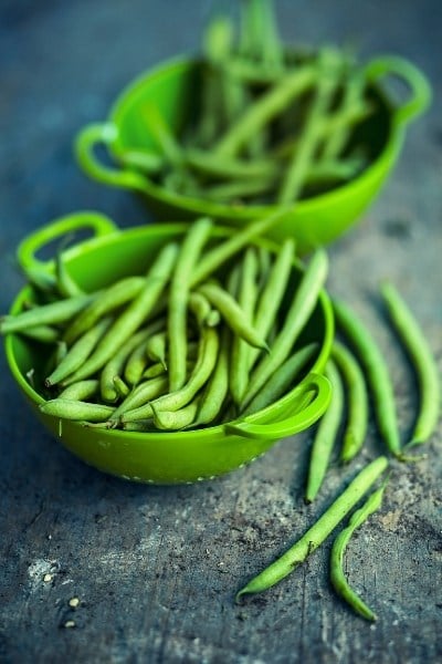 How low in FODMAPs are green beans?