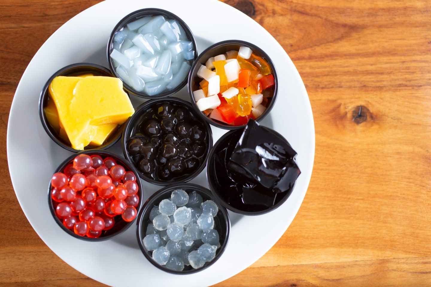 boba tea toppings