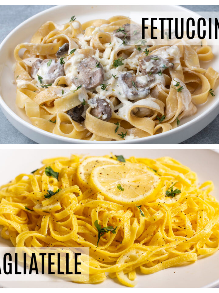 Tagliatelle vs. Pappardelle Tastylicious