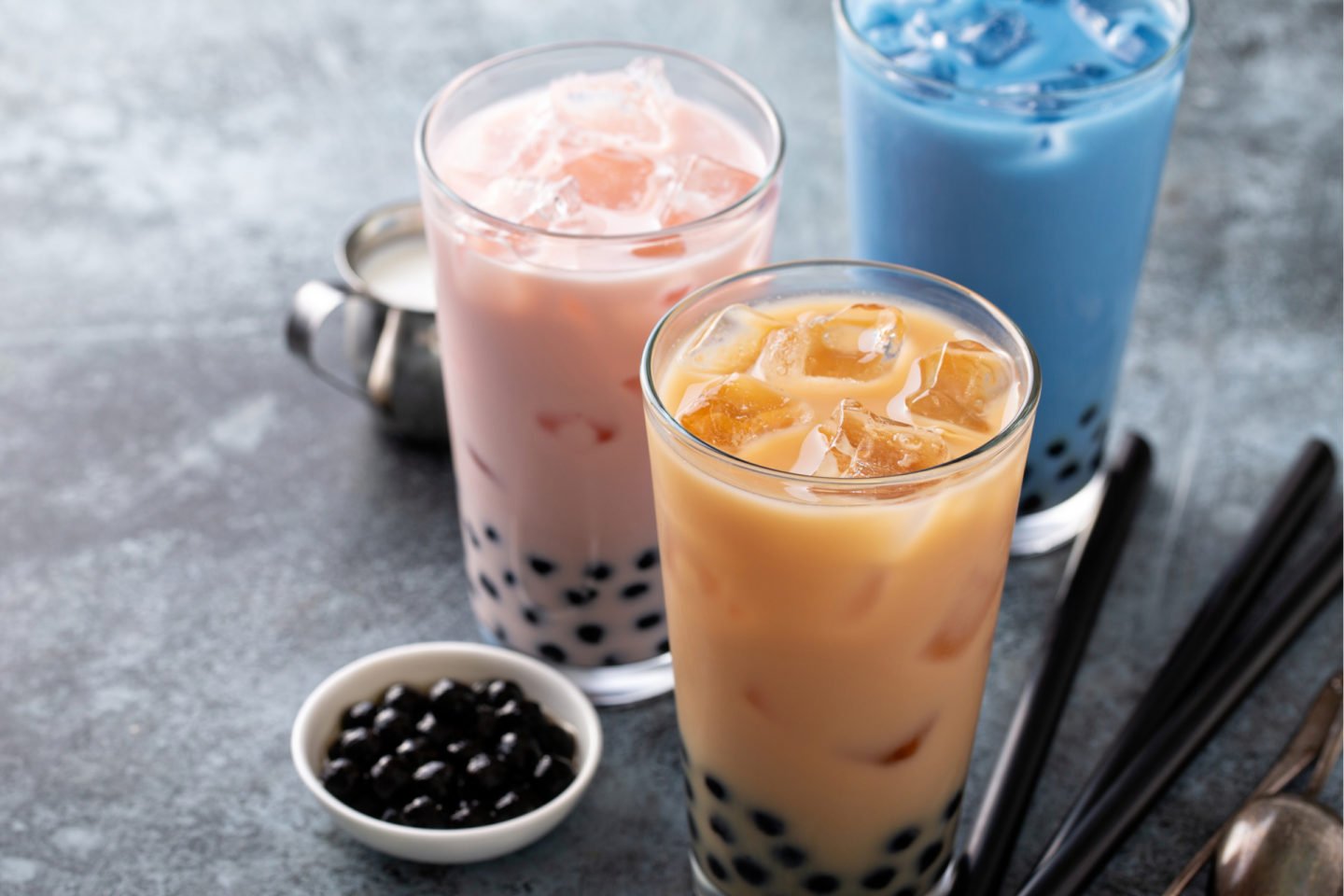 flavored boba teas