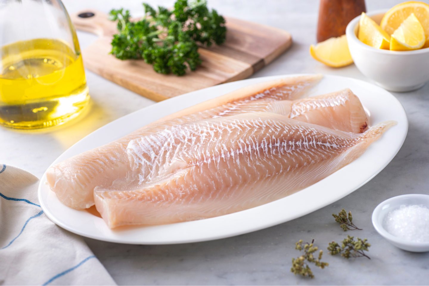 Haddock Fillets With Lemon And Herbs