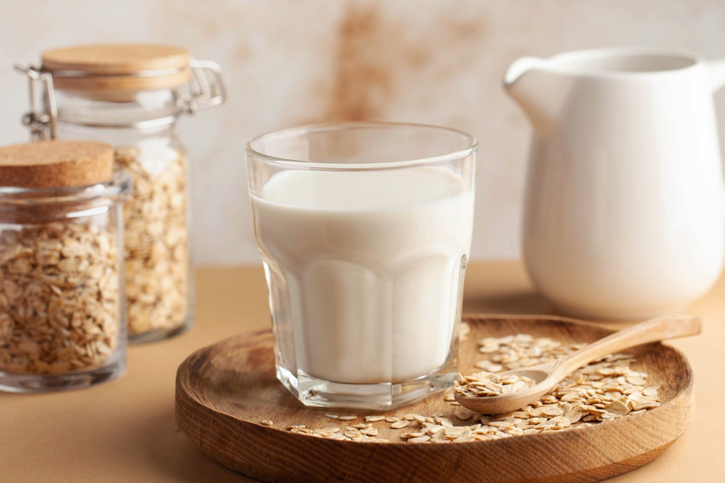 Oat Milk In Glass