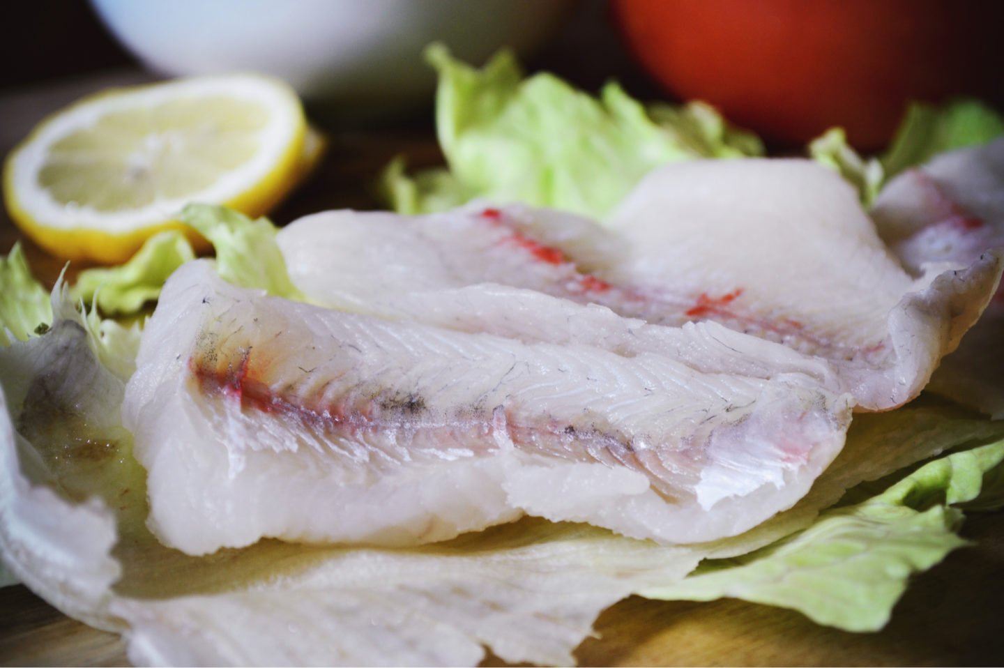 Raw Bluegill Fish Fillets