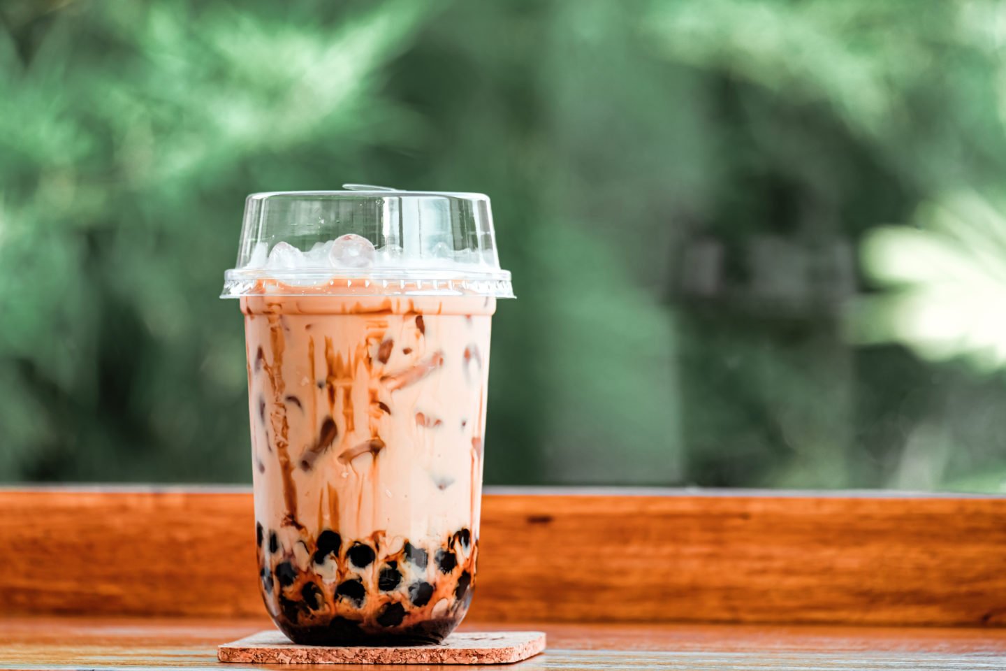 Brown Sugar Bubble Tea In Container